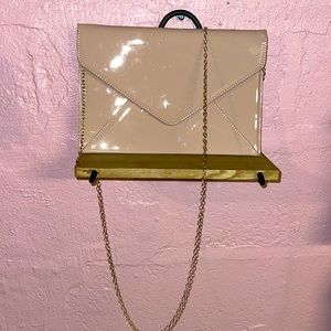 Crossbody bag (beige/pink)